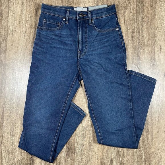 EVERLANE High Rise Skinny Jean Size 26 Ankle NEW WITH‎ TAGS Medium Wash - Picture 1 of 12
